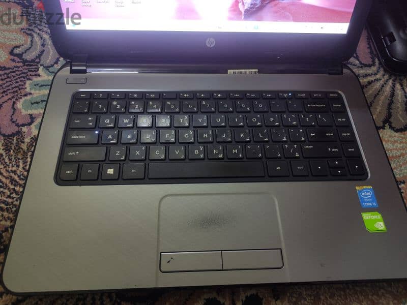 for sale HP laptop  RAM 8 GB SSD 128GB 4Gn battery backup  3 hours 3