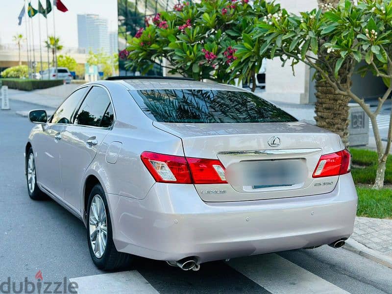 Lexus ES-350 year 2007. Full option model with Sunroof Fully automatic 7