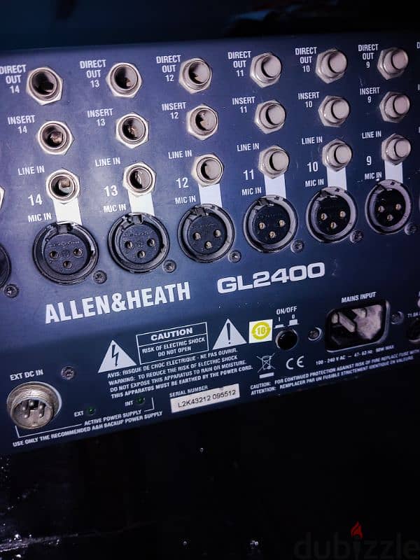 Allen and Heath Gl2400-32 Mixer 5