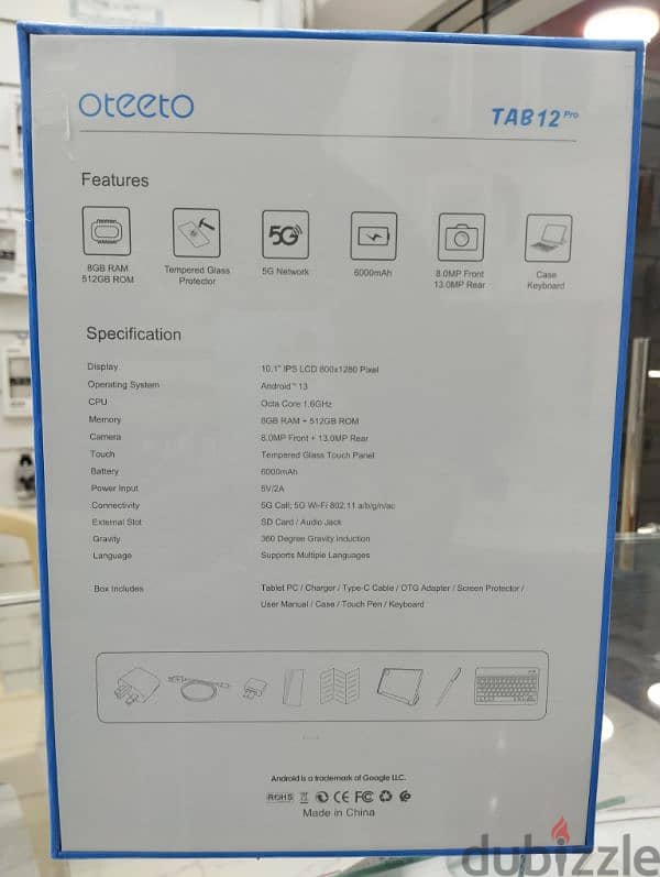 Oteeto Tab 12 Pro 512 GB 1