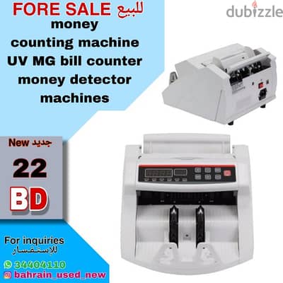 money counting machine UV MG bill counter money detector machines