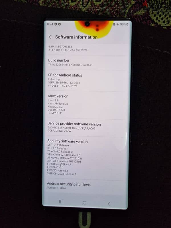 SAMSUNG NOTE 20 ULTRA 12GB 128GB 9