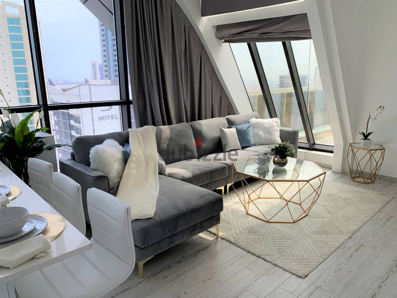 For RENT , LUXURY 1BR PentHouse in Seef 1