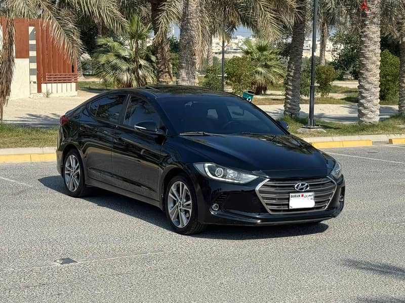 Hyundai Elantra 2017 black 0