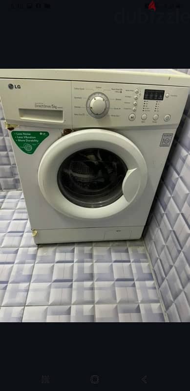 5 Kg washing machine front load full automatic