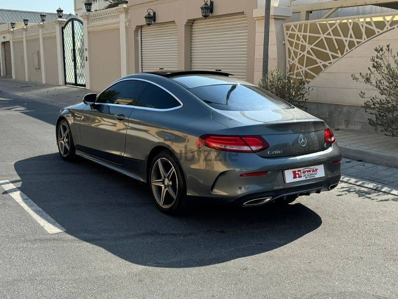 2017 model Mercedes C 200 Coupe 4