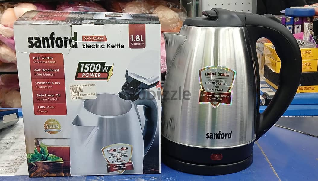 Sanford Electric Kettle 1.8 Ltr 0