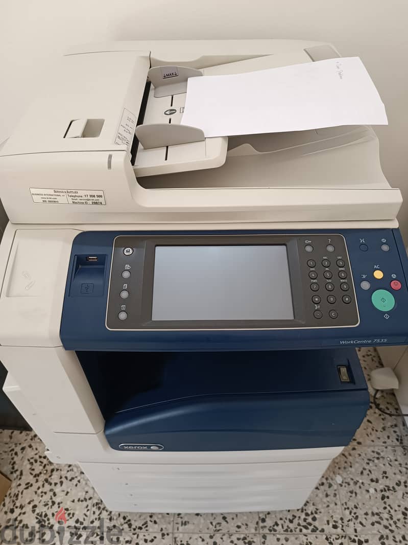 للبيع طابعة xerox workcentre 7535 3