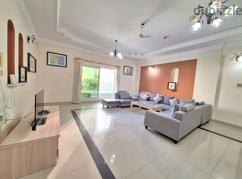 Crazy offrer !!! Spacious 3 Bhk | Balcony | Wifi & H/k | In Juffair 0