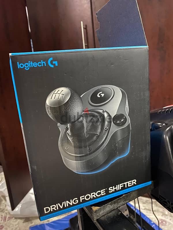 Logitech driving force steering wheel/ Logitech driving force shifter 1