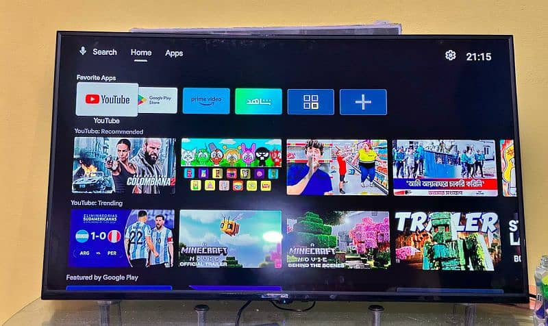 First1 43 inch LED smart for sale with max plus 4k android box 0