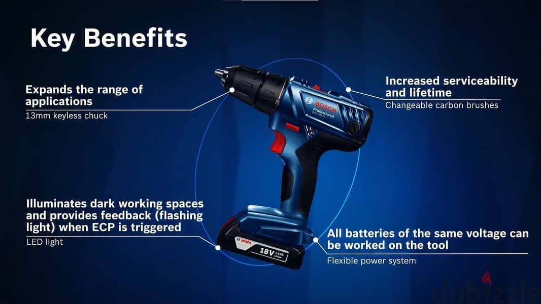 BOSCH Professional Cordless drill/driver (GSR 180-Li) 1