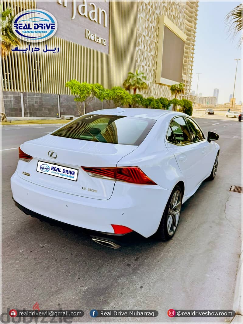 LEXUS IS 300 US Specifications Year-2020 Engine-3.0L V6 WHITE 7