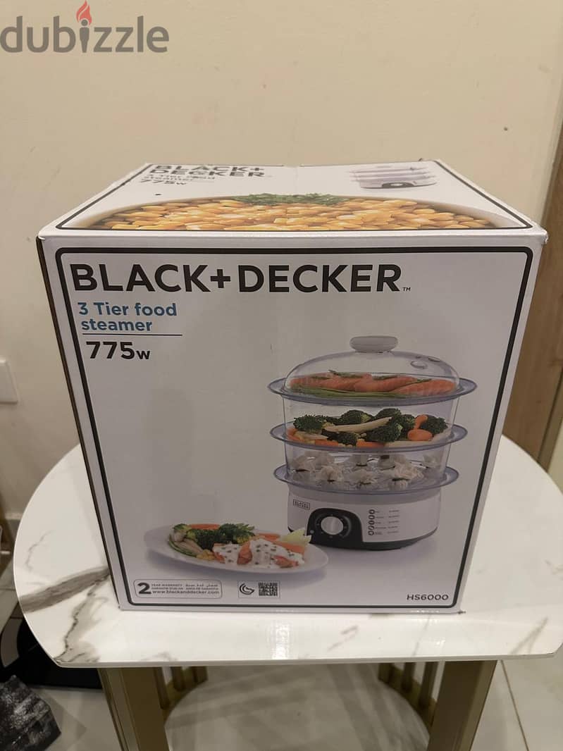 Black+Decker 3 Layer Food Steamer 1