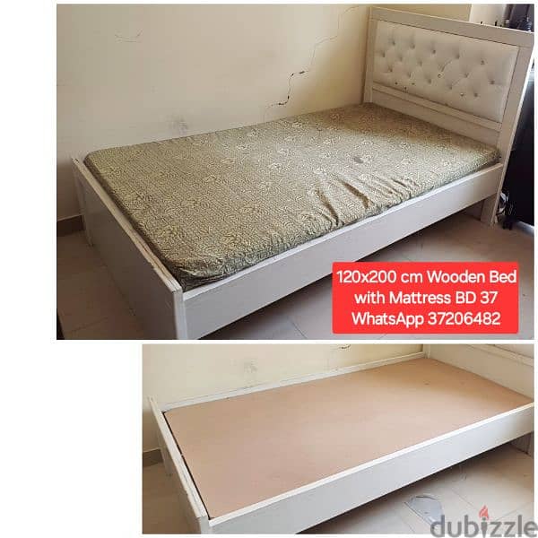 King size bed with Mattress and other items for sale with Delivery 13