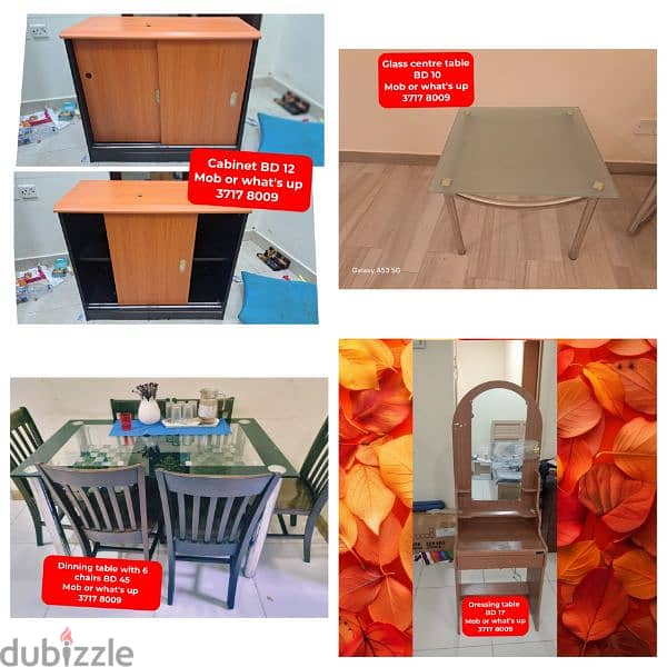 3 door cupboard and other household items for sale with delivery 4