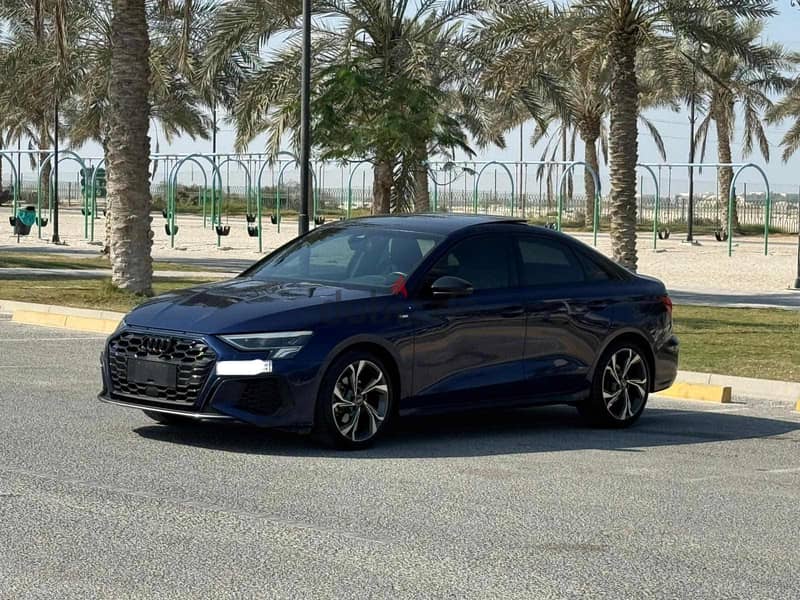 Audi A3 2022 blue 1