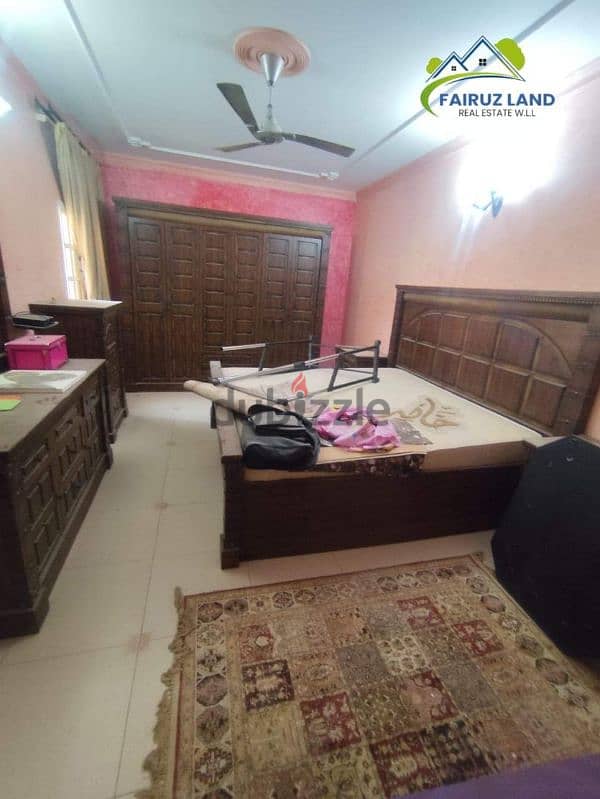 Half house for rent @ Qalali 4 bedrooms 350 bd including ewa 5