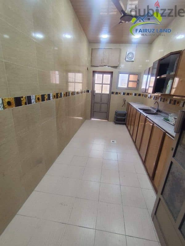 Half house for rent @ Qalali 4 bedrooms 350 bd including ewa 7