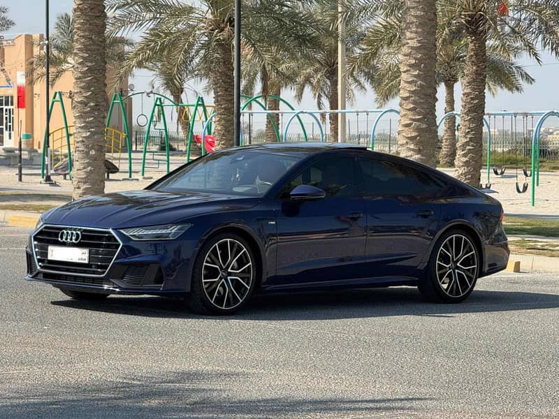 Audi A7 2020 Blue 1