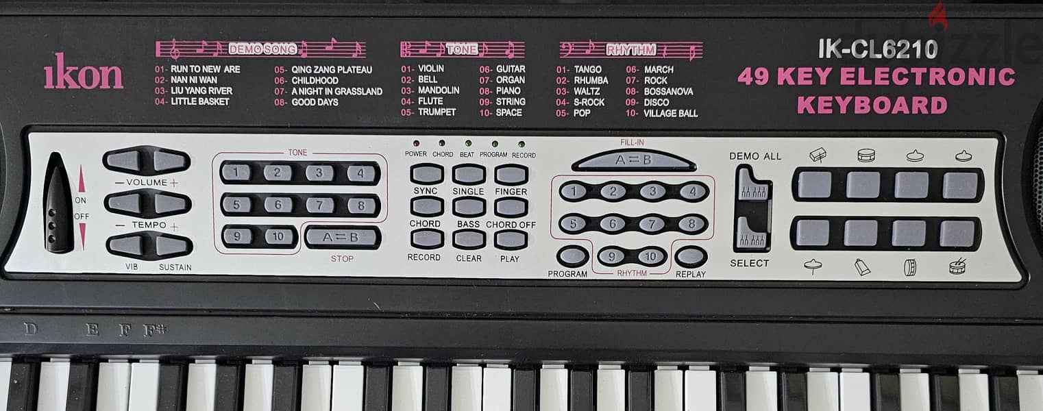 Ikon 49key multifunction electronic organ 4