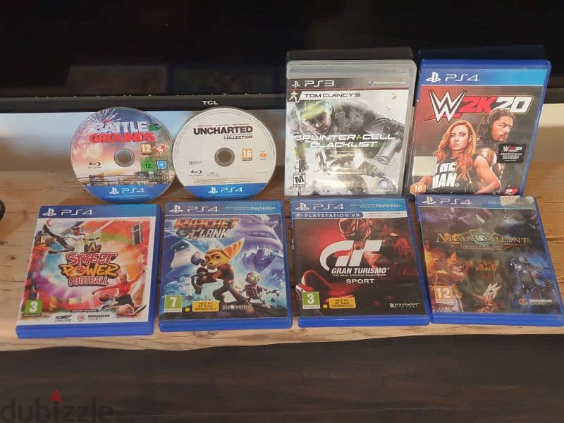 PS4 - 512 GB + 3 controllers + 8 games 1