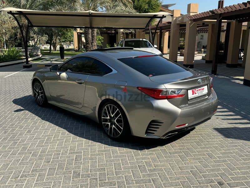 2016 model Lexus RC 350 4