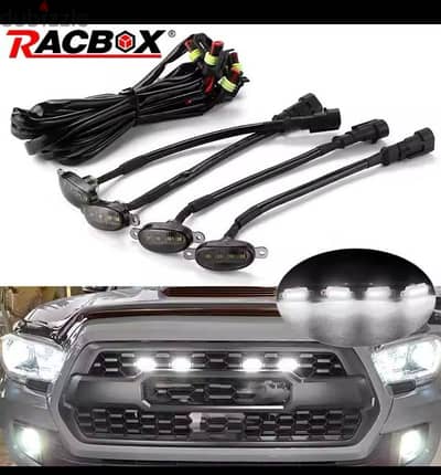 car light fixes on gril set of 6 pcs 7 bd