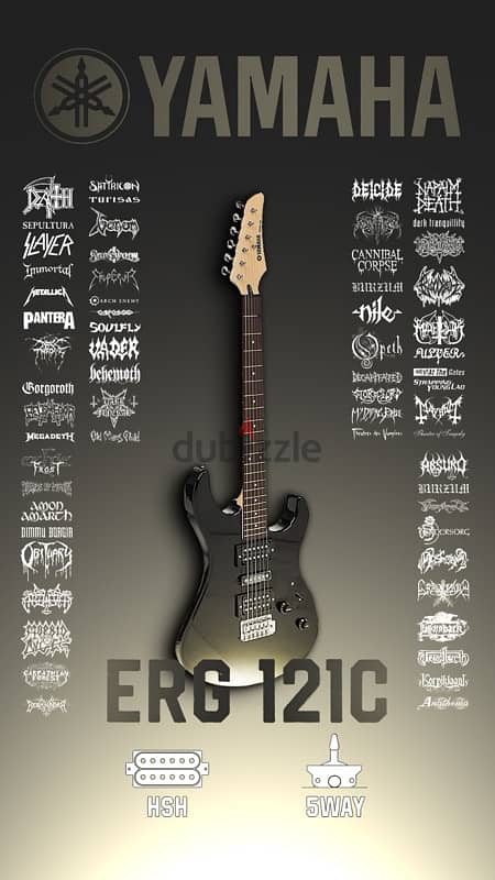 ELECTIC GUITAR - YAMAHA ERG-121C 0