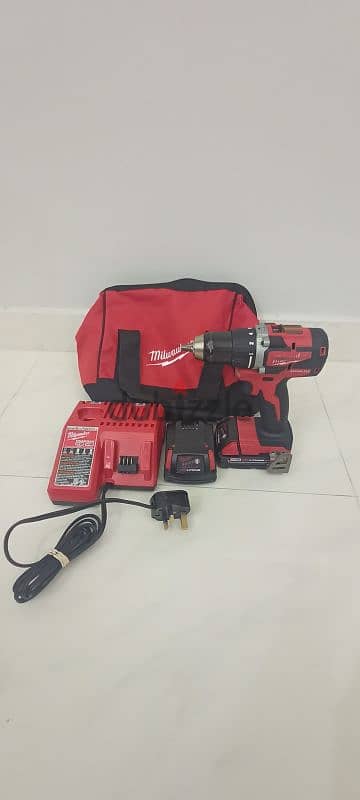 Clean used Milwaukee Drill Driver مثقاب مفك ملواكي مستعمل نظيف