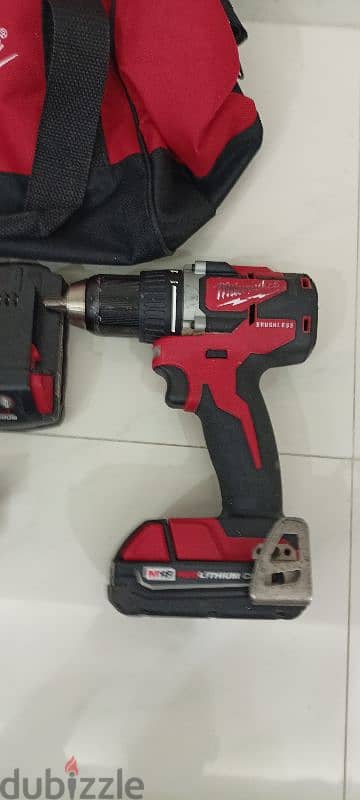 Clean used Milwaukee Drill Driver مثقاب مفك ملواكي مستعمل نظيف 2