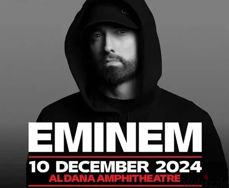 Eminem concert ticke 0