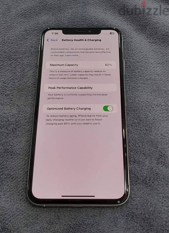 iPhone Xs Max - 256GB   In a very good condition Battery 82% 3