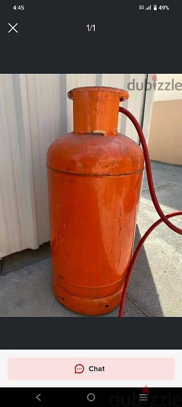 Al Manazel Gas Cylinder with Gas stove and Regulator+ Connecting hose 2