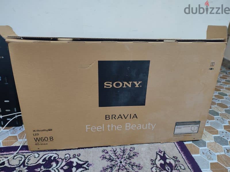 Sony Bravia 40 inch smart tv with speaker,s 3