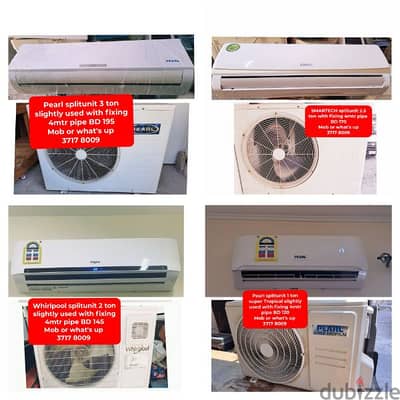 variety of splitunit and other household items for sale