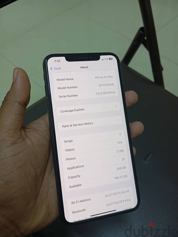 iphone xs max 256 gb 0