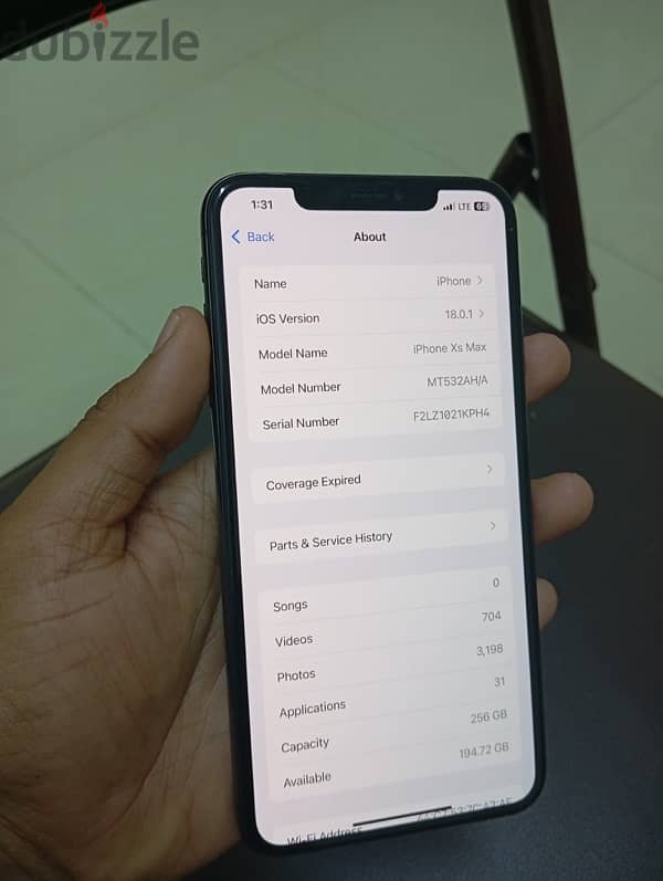 iphone xs max 256 gb 4