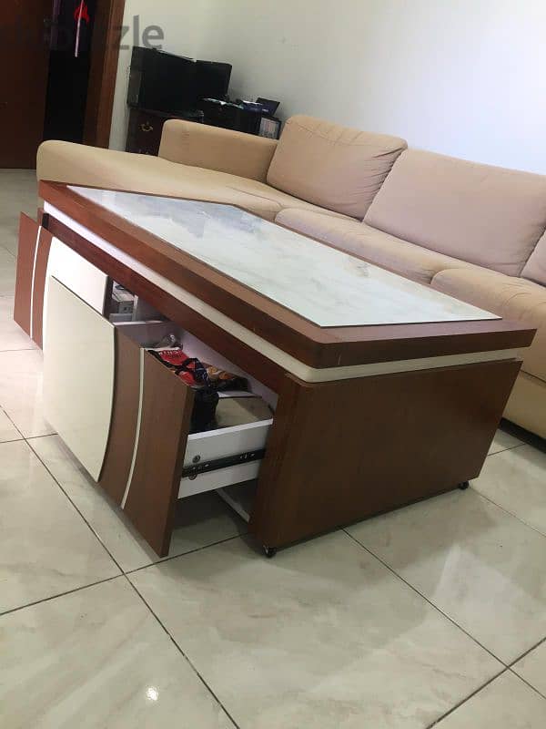 sofa with table for sale 1