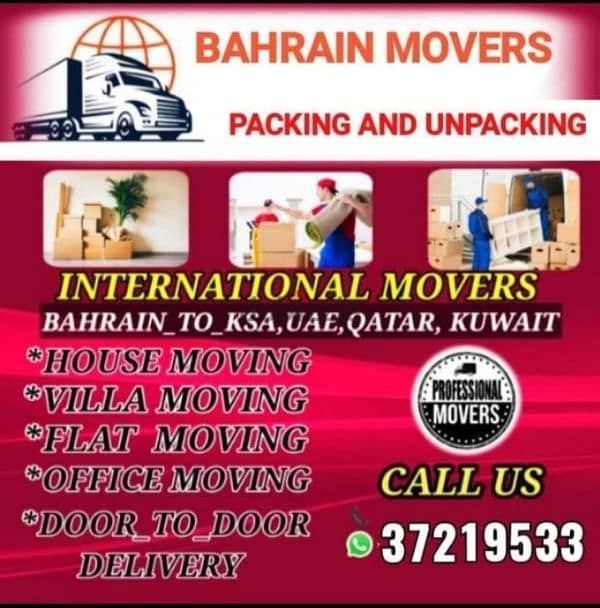 House Movers and packers in Bahrain 0