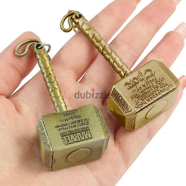 MARVEL THOR HAMMER KEYCHAIN 3