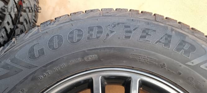 Al, RIM+Tyre, R-17, GoodYear 265/65/R17, with TPMS. Fortuner 2019