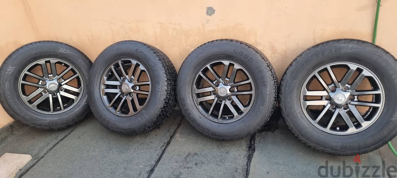 Al, RIM+Tyre, R-17, GoodYear 265/65/R17, with TPMS. Fortuner 2019 2