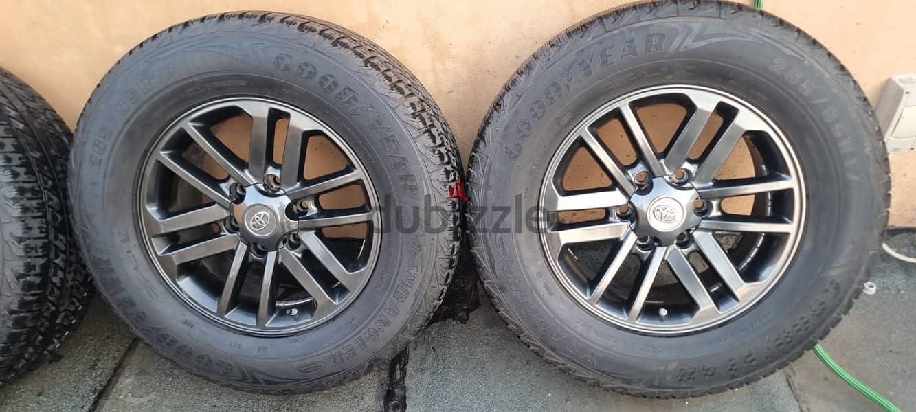 Al, RIM+Tyre, R-17, GoodYear 265/65/R17, with TPMS. Fortuner 2019 3