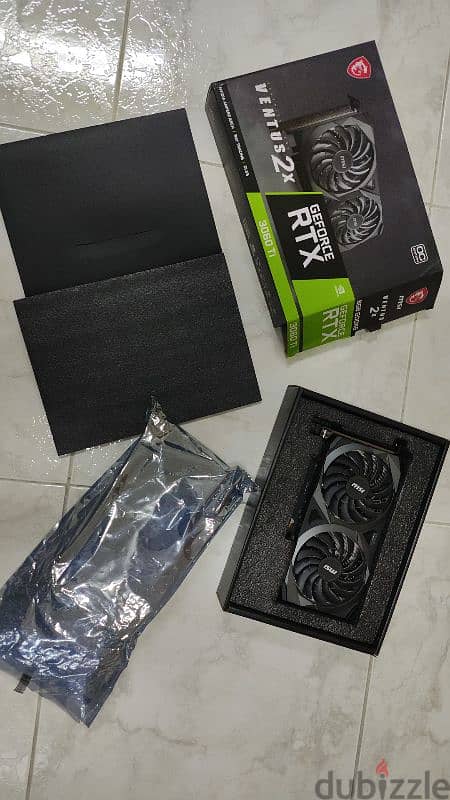 MSI RTX 3060Ti Ventus (x2 fans) 8GB OC 1