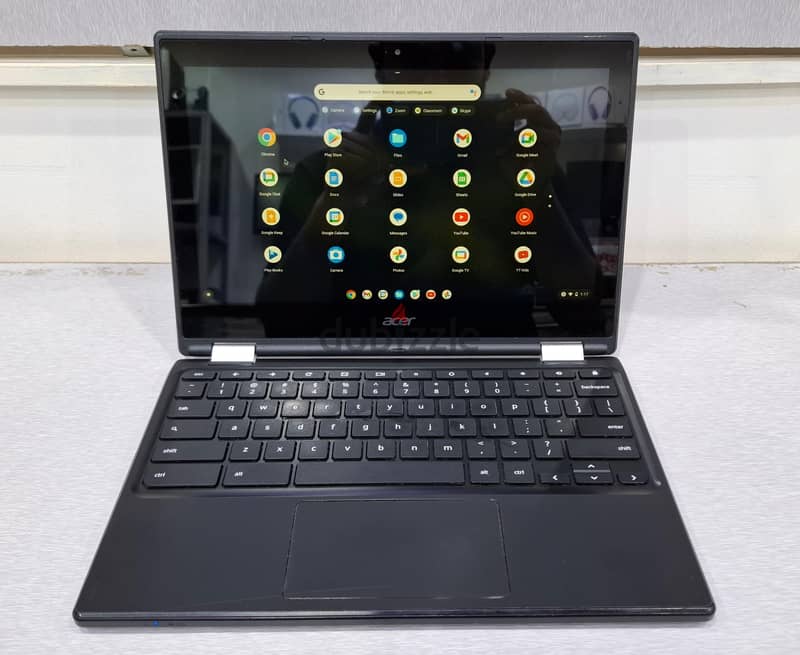 ACER 2 In 1 Touch Chromebook Foldable 11.6" Screen With Play Store 5