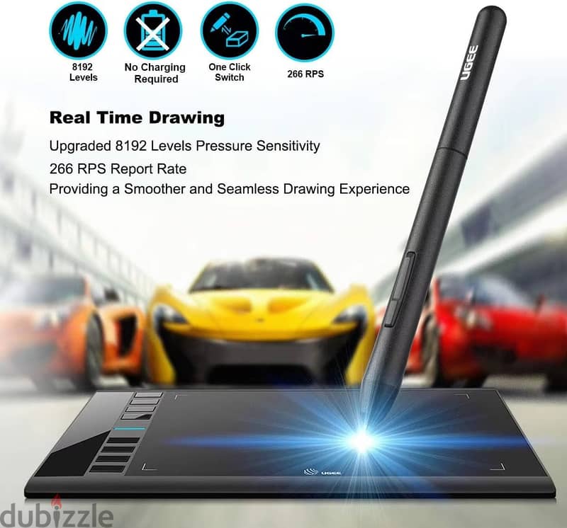 UGEE Graphics Drawing Tablet M708 2