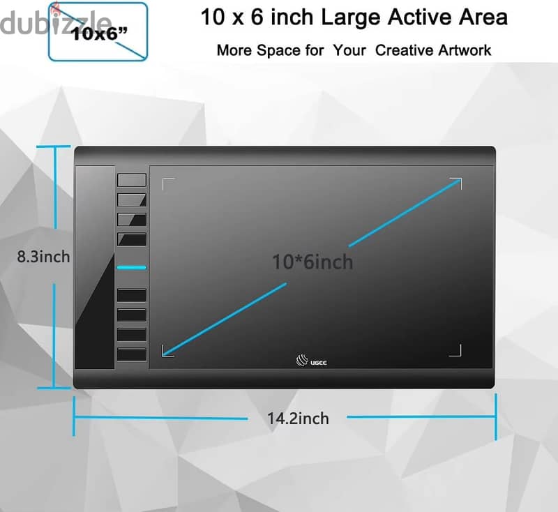 UGEE Graphics Drawing Tablet M708 3