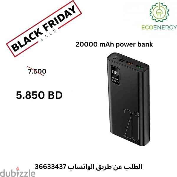 20000 mAh power bank 0