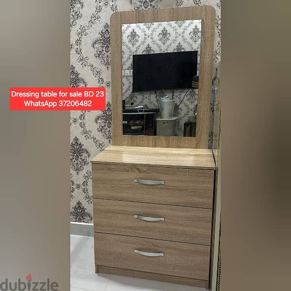 cupboard 3 dooor and other itemss for sale with Delivery 1